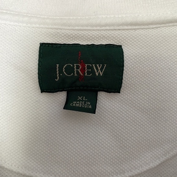 J.Crew Men's Classic Piqué Polo Shirt - White - Polo Shirts - Picture 6 of 7